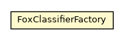 Package class diagram package FoxClassifierFactory