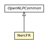 Package class diagram package NercFR